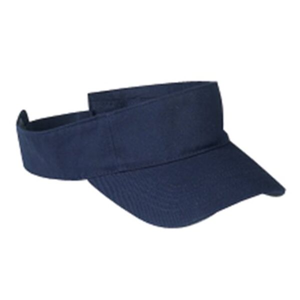 Big Accessories Cotton Twill Visor BX006 Cotton Twill Visor Thumbnail