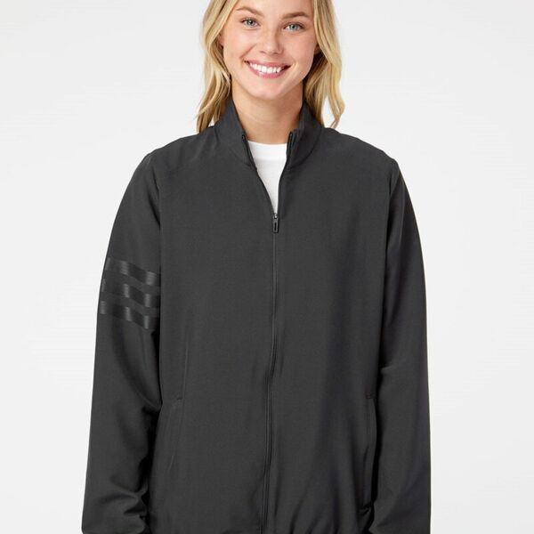 Adidas Women's Wind Resistant Full-Zip Jacket A268 Women's Wind Resistant Full-Zip Jacket Thumbnail