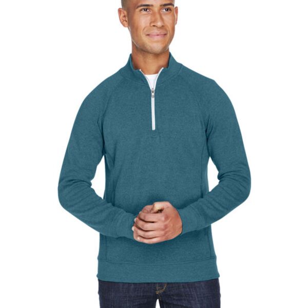J. America Adult Triblend Fleece Quarter-Zip JA8869 Adult Triblend Fleece Quarter-Zip Thumbnail