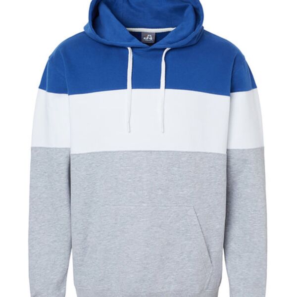J. America Men's Varsity Pullover Hooded Sweatshirt 8644JA Men's Varsity Pullover Hooded Sweatshirt Thumbnail