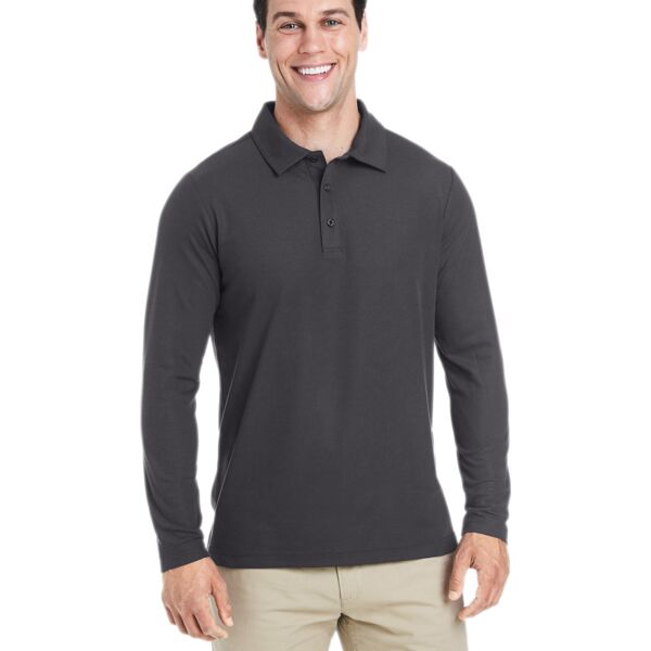 Core 365 Men's Fusion ChromaSoftâ„¢ Long-Sleeve Pique Polo CE112L Men's Fusion ChromaSoftâ„¢ Long-Sleeve Pique Polo Thumbnail