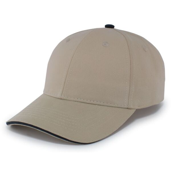 Pacific Headwear Brushed Twill Cap With Sandwich Bill 121C Brushed Twill Cap With Sandwich Bill Thumbnail
