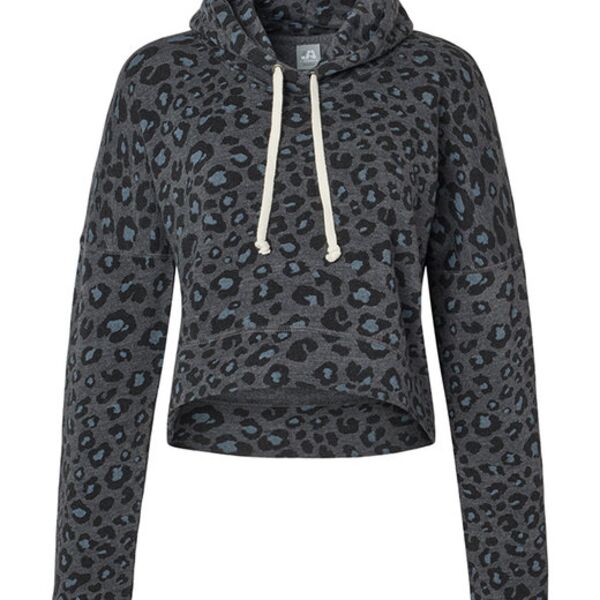 J. America Ladies' Triblend Cropped Hooded Sweatshirt 8853JA Ladies' Triblend Cropped Hooded Sweatshirt Thumbnail
