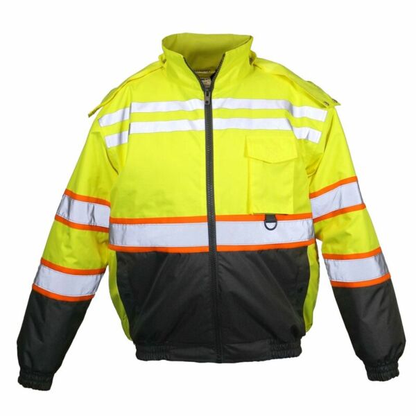 Kishigo Unisex Economy Contrast Class 3 Bomber Jacket JS156 Unisex Economy Contrast Class 3 Bomber Jacket Thumbnail