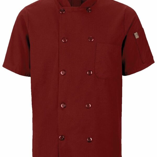 Chef Designs Mimixâ„¢ Short Sleeve Chef Coat with OilBlok 046X Mimixâ„¢ Short Sleeve Chef Coat with OilBlok Thumbnail