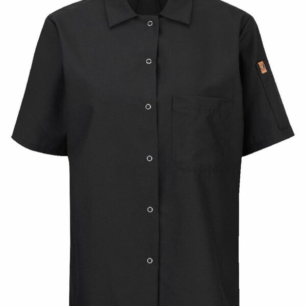 Chef Designs Women's Mimixâ„¢ Short Sleeve Cook Shirt with OilBlok 501X Women's Mimixâ„¢ Short Sleeve Cook Shirt with OilBlok Thumbnail