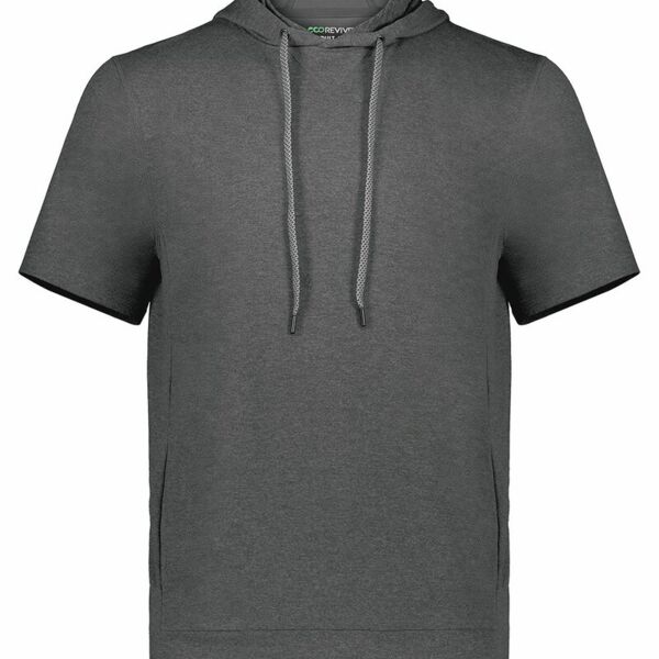 Holloway Men's Eco Reviveâ„¢ Ventura Soft Knit Short Sleeve Hooded Sweatshirt 222505 Men's Eco Reviveâ„¢ Ventura Soft Knit Short Sleeve Hooded Sweatshirt Thumbnail