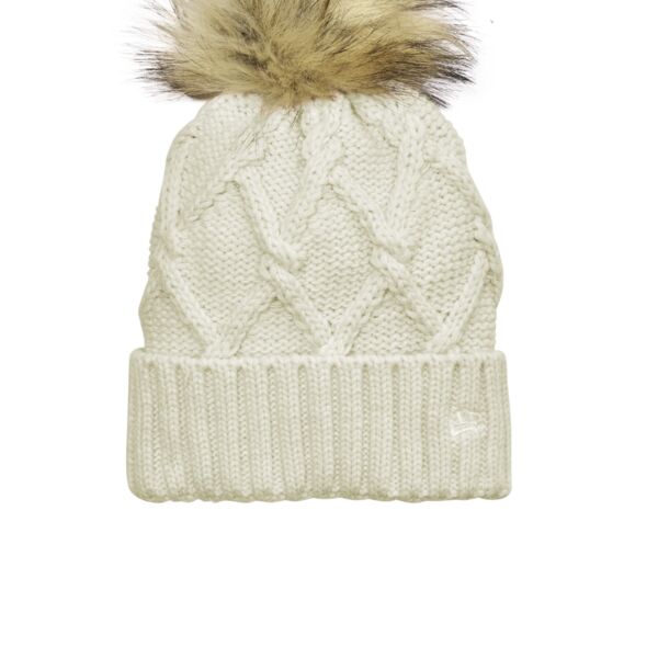 New Era Faux Fur Pom Beanie NE911 Faux Fur Pom Beanie Thumbnail
