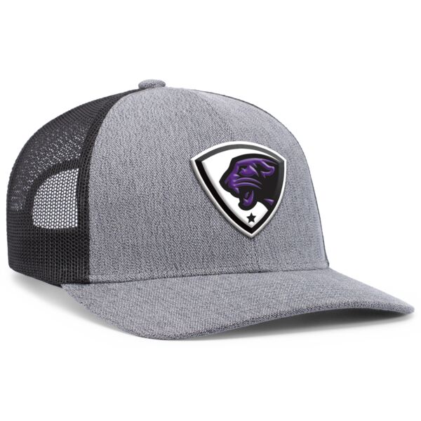 Pacific Headwear Melange Heather Low-Profile Trucker 210C Melange Heather Low-Profile Trucker Thumbnail