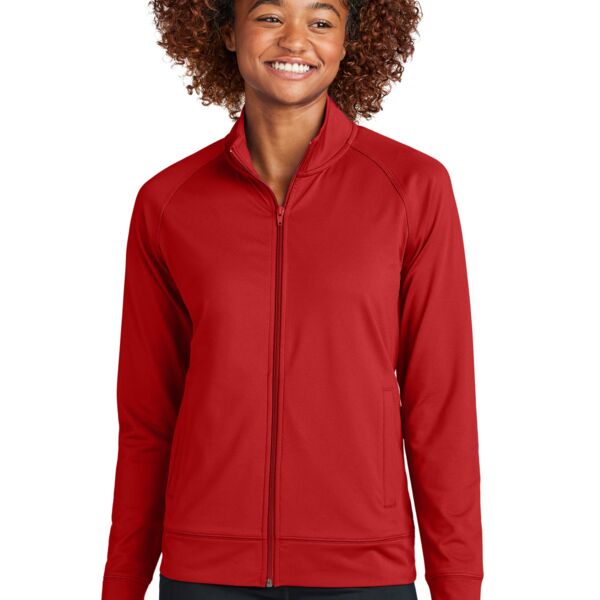 Sport Tek Women's Sport Wick ® Stretch Full Zip Cadet Jacket LST857 Women's Sport Wick ® Stretch Full Zip Cadet Jacket Thumbnail