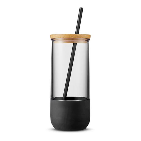 Prime Line 20oz Vivify Straw Tumbler With Silicone Grip MG859 20oz Vivify Straw Tumbler With Silicone Grip Thumbnail