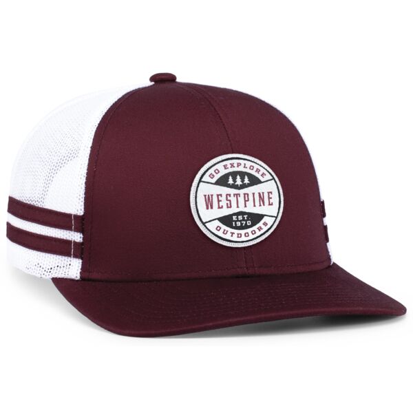 Pacific Headwear Low-Profile Stripe Trucker Cap P115 Low-Profile Stripe Trucker Cap Thumbnail