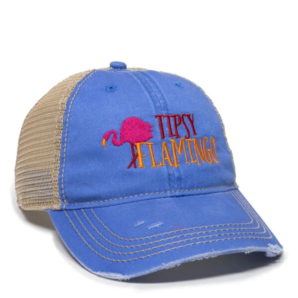Outdoor Cap Heavy Distressed Tea-Stained Mesh OC801 Heavy Distressed Tea-Stained Mesh Thumbnail