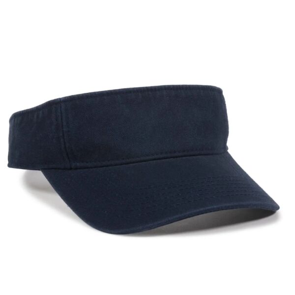 Outdoor Cap Garment Washed Visor GWTV-100 Garment Washed Visor Thumbnail