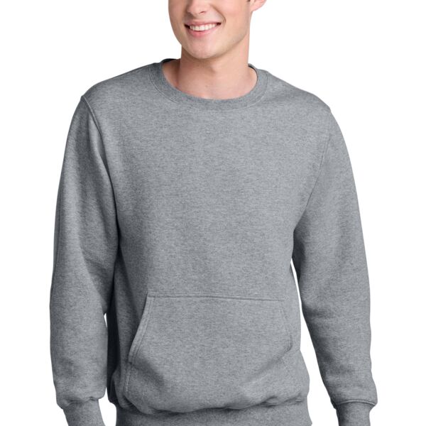 Port & Company Core Fleece Crewneck Pocket Sweatshirt PC78PKT Core Fleece Crewneck Pocket Sweatshirt Thumbnail