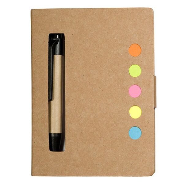 Prime Line Eco Stowaway Sticky Jotter With Pen PL-4260 Eco Stowaway Sticky Jotter With Pen Thumbnail