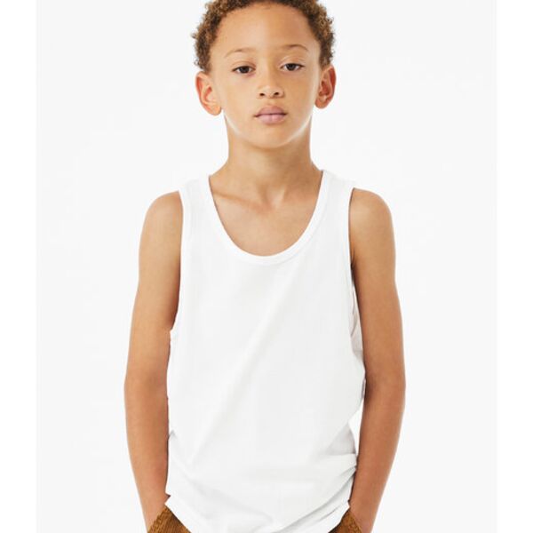 Bella + Canvas Youth Heather CVC Tank 3480YCV Youth Heather CVC Tank Thumbnail