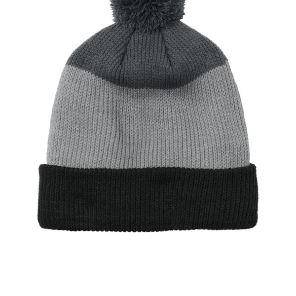 Port Authority Cozy Striped Pom Beanie C979 Cozy Striped Pom Beanie Thumbnail