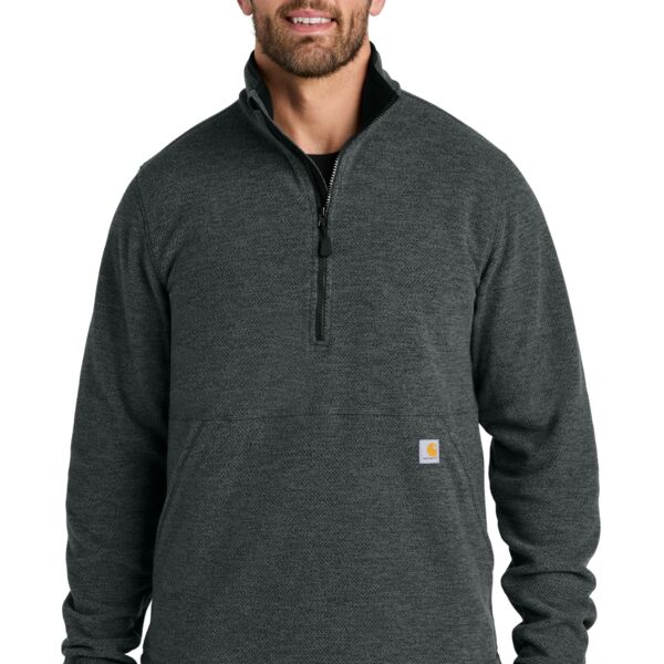 Carhartt Textured 1/2 Zip Fleece Jacket CT106417 Textured 1/2 Zip Fleece Jacket Thumbnail