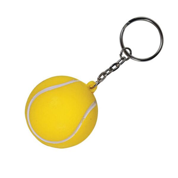 Prime Line Tennis Ball Shape Stress Ball Keychain SB617 Tennis Ball Shape Stress Ball Keychain Thumbnail