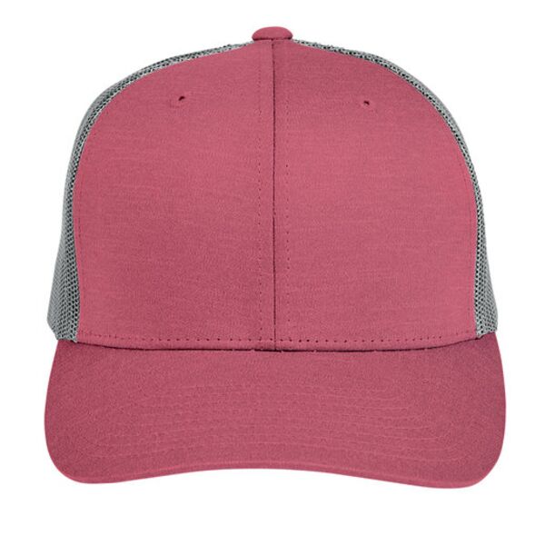 Team 365 Youth Zone Sonic Heather Trucker Cap by Yupoong® TT802Y Youth Zone Sonic Heather Trucker Cap by Yupoong® Thumbnail