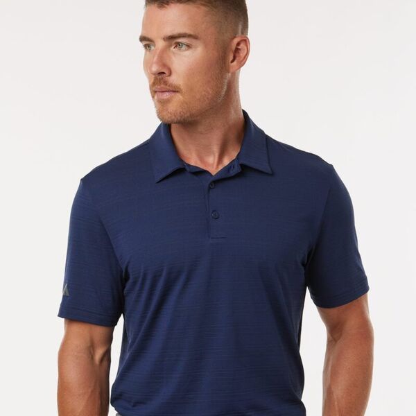 Adidas Men's Textured Stripe Polo A704 Men's Textured Stripe Polo Thumbnail