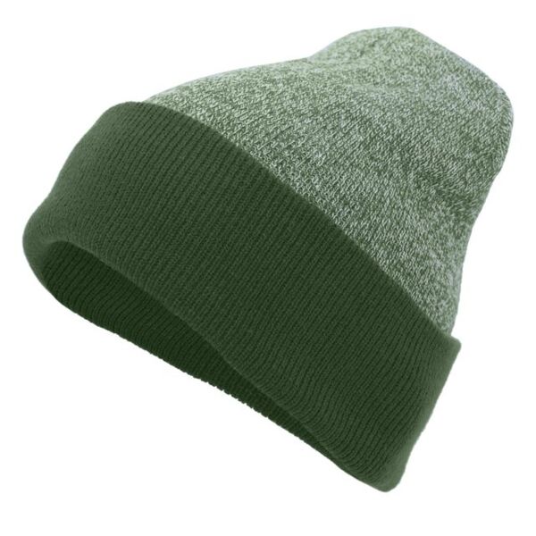 Pacific Headwear Heather Two-Tone Cuff Beanie 651K Heather Two-Tone Cuff Beanie Thumbnail
