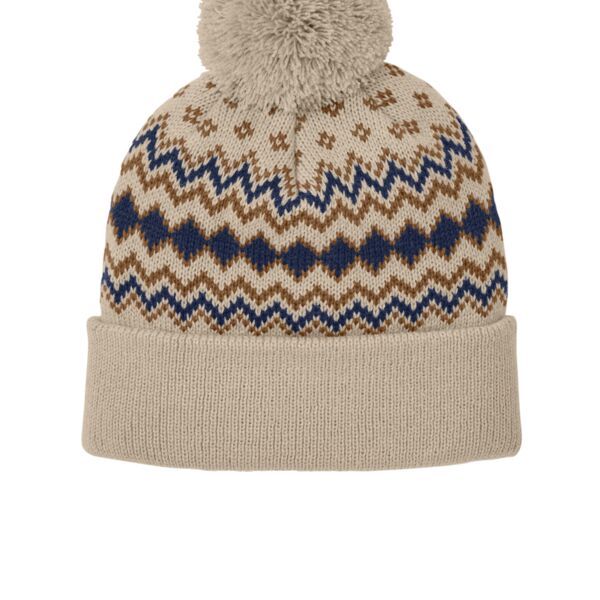 Port Authority Alpine Pom Beanie C991 Alpine Pom Beanie Thumbnail