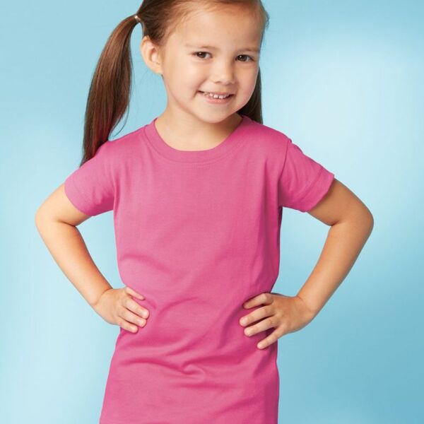 Rabbit Skins Toddler Girls Fine Jersey Tee 3316 Toddler Girls Fine Jersey Tee Thumbnail