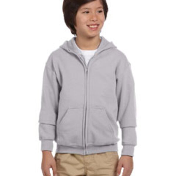 Gildan Youth Heavy Blendâ„¢ Full-Zip Hooded Sweatshirt G186B Youth Heavy Blendâ„¢ Full-Zip Hooded Sweatshirt Thumbnail