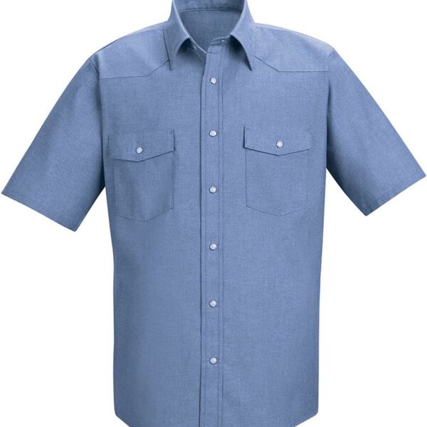 Red Kap Men's Deluxe Western Style Short Sleeve Shirt SC24 Men's Deluxe Western Style Short Sleeve Shirt Thumbnail