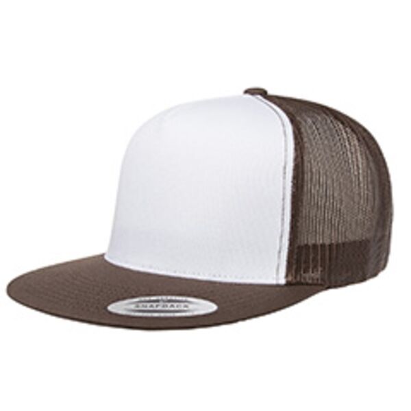 YP Classics Adult Trucker with White Front Panel Cap 6006W Adult Trucker with White Front Panel Cap Thumbnail