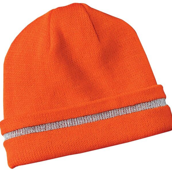 CornerStone Enhanced Visibility Beanie with Reflective Stripe CS800 Enhanced Visibility Beanie with Reflective Stripe Thumbnail