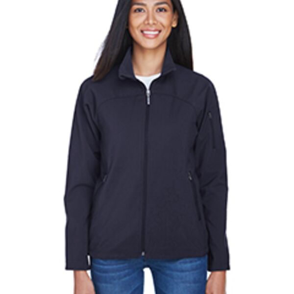 North End Ladies' Three-Layer Fleece Bonded Performance Soft Shell Jacket 78034 Ladies' Three-Layer Fleece Bonded Performance Soft Shell Jacket Thumbnail