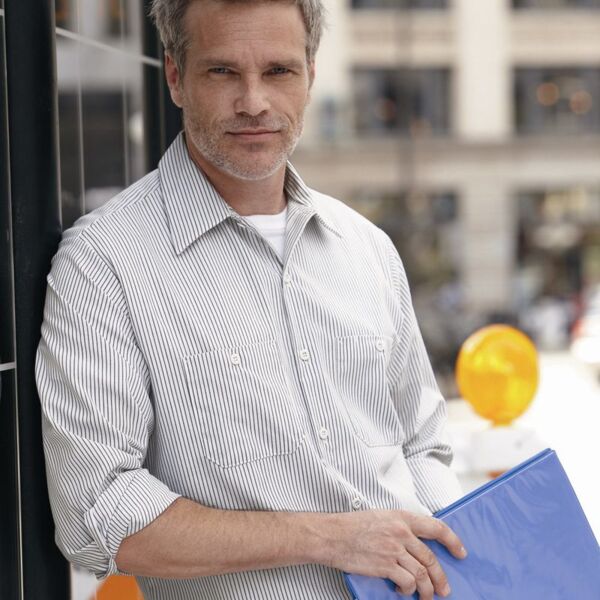 Red Kap Men's Premium Long Sleeve Work Shirt SP10 Men's Premium Long Sleeve Work Shirt Thumbnail