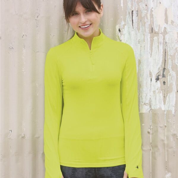 Badger Women’s Lightweight Quarter-Zip Pullover 4286 Women’s Lightweight Quarter-Zip Pullover Thumbnail