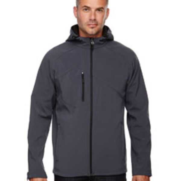 North End Men's Prospect Two-Layer Fleece Bonded Soft Shell Hooded Jacket 88166 Men's Prospect Two-Layer Fleece Bonded Soft Shell Hooded Jacket Thumbnail