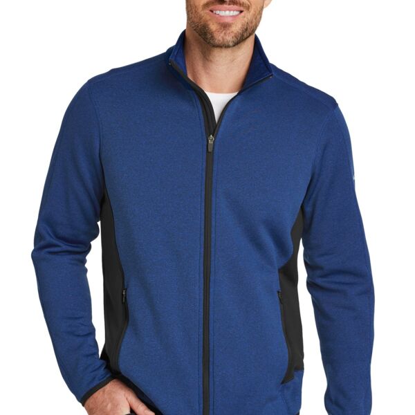 Eddie Bauer Full Zip Heather Stretch Fleece Jacket EB238 Full Zip Heather Stretch Fleece Jacket Thumbnail