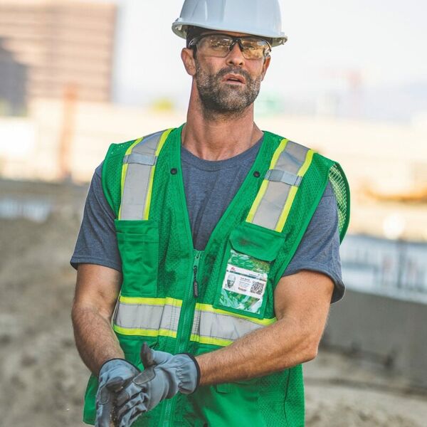 Kishigo Unisex EV Series® Enhanced Visibility Multi-Pocket Mesh Vest B100-111 Unisex EV Series® Enhanced Visibility Multi-Pocket Mesh Vest Thumbnail