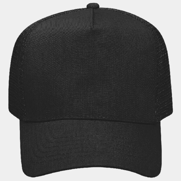 OTTO Cap OTTO CAP 5 Panel Mid Profile Mesh Back Trucker Hat 32-1104 OTTO CAP 5 Panel Mid Profile Mesh Back Trucker Hat Thumbnail