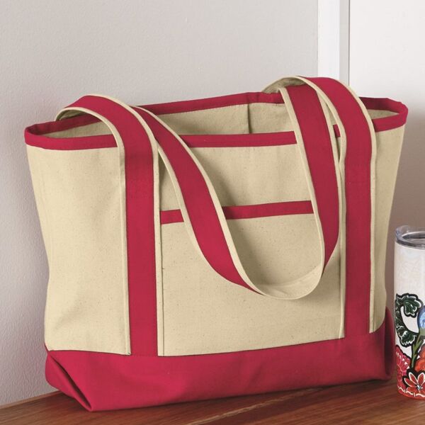 Q-Tees 20L Small Deluxe Tote Q125800 20L Small Deluxe Tote Thumbnail