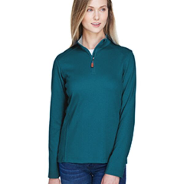 Devon & Jones Ladies' DRYTEC20â„¢ Performance Quarter-Zip DG479W Ladies' DRYTEC20â„¢ Performance Quarter-Zip Thumbnail