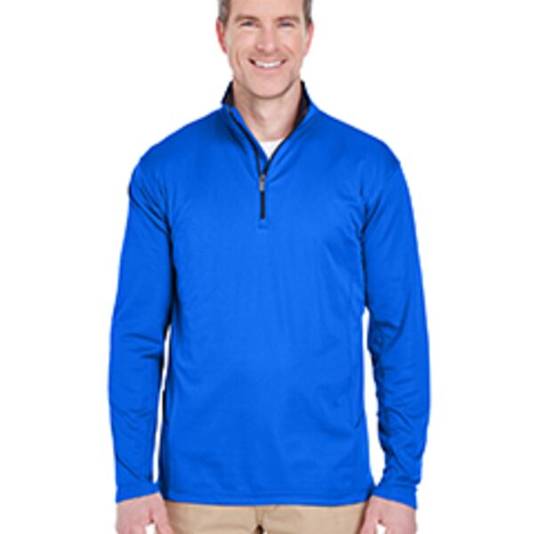 UltraClub Men's Cool & Dry Sport Quarter-Zip Pullover 8230 Men's Cool & Dry Sport Quarter-Zip Pullover Thumbnail