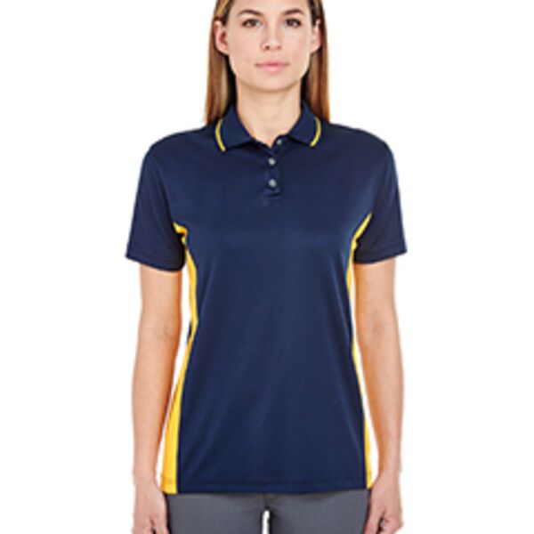 UltraClub Ladies' Cool & Dry Sport Two-Tone Polo 8406L Ladies' Cool & Dry Sport Two-Tone Polo Thumbnail