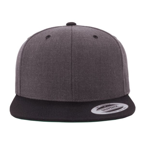 YP Classics Adult Flat Visor Classic Two-Tone Snapback Cap 6089MT Adult Flat Visor Classic Two-Tone Snapback Cap Thumbnail