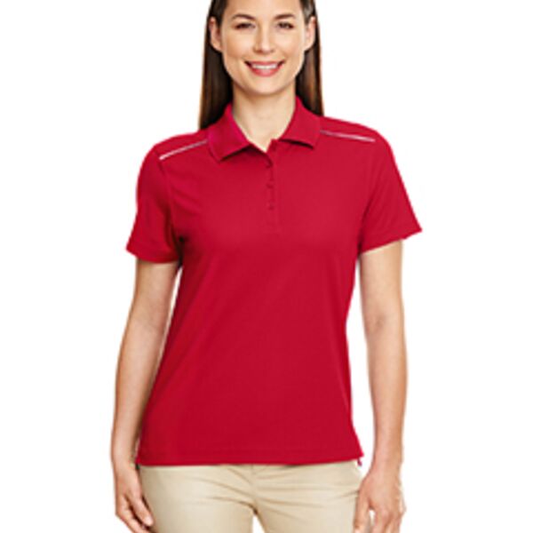 Core 365 Ladies' Radiant Performance Piqué Polo with Reflective Piping 78181R Ladies' Radiant Performance Piqué Polo with Reflective Piping Thumbnail