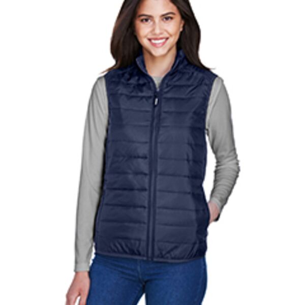 Core 365 Ladies' Prevail Packable Puffer Vest CE702W Ladies' Prevail Packable Puffer Vest Thumbnail
