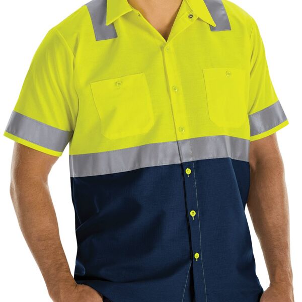 Red Kap Men's Tall Enhanced & Hi-Visibility Work Shirt SY24T Men's Tall Enhanced & Hi-Visibility Work Shirt Thumbnail