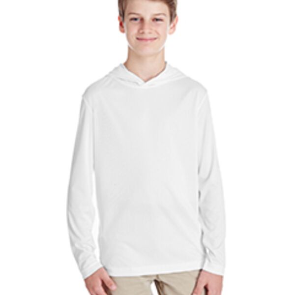 Team 365 Youth Zone Performance Hooded T-Shirt TT41Y Youth Zone Performance Hooded T-Shirt Thumbnail