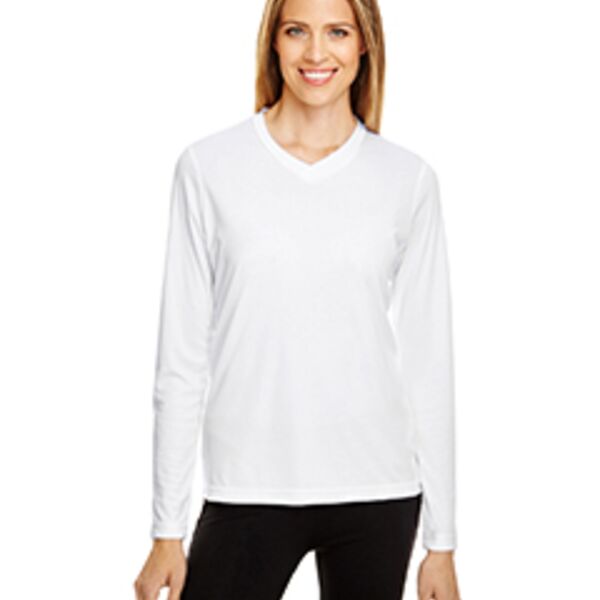 Team 365 Ladies' Zone Performance Long-Sleeve T-Shirt TT11WL Ladies' Zone Performance Long-Sleeve T-Shirt Thumbnail